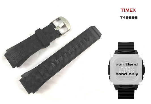 Timex Ersatzarmband für T49896 Expedition Full Pusher Shock - PU Band