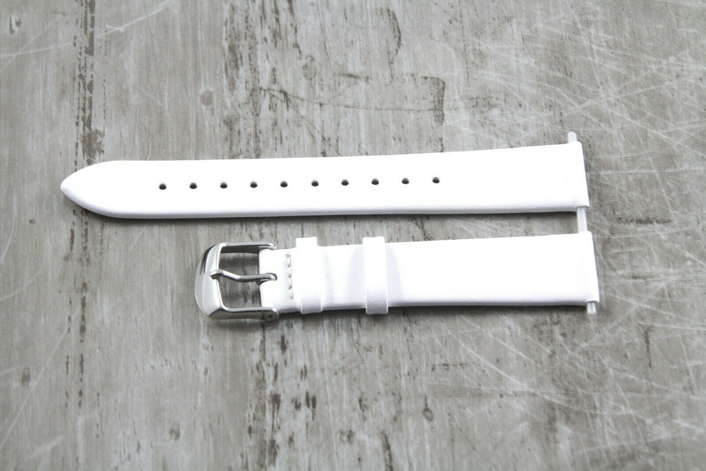 Timex Ersatzarmband TW2R66500 Crystal Bloom - 18mm - Leder - universal - weiß