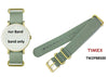 Timex Ersatzarmband TW2P88500 Weekender Ersatzband 18mm Durchzugsband
