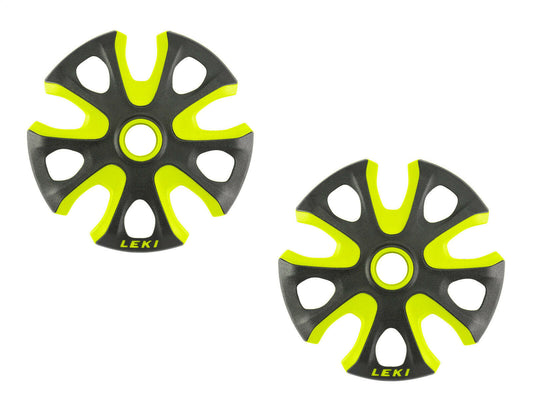 Leki Big Mountain Basket - Tourenteller (Schneeteller) - Ø 95 mm - 1 Paar gelb