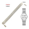 Timex Ersatzarmband Flexband T2M654 EASY READER - Herren silber/gold 18mm Flex