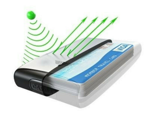 Tru Virtu Kreditkarten Etui Silk Fan Silber mit RFID Schutz gegen Auslesen