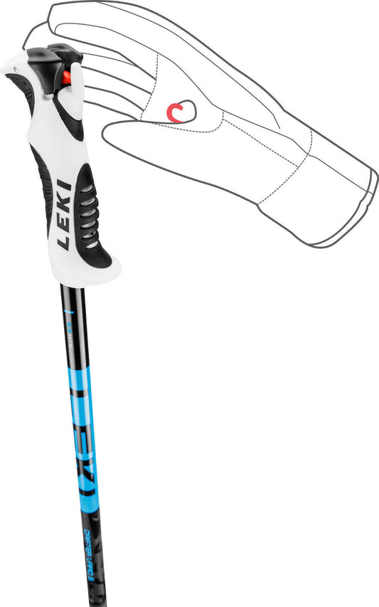 Leki Drifter Vario S - 65364101 - Kinder Skistöcke - verstellbar von 90 - 120 cm