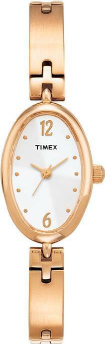 TIMEX Modische Damenuhr (gold-weiß) T23521