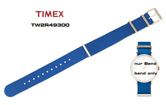 Timex Ersatzarmband TW2R49300 Weekender Fairfield Ersatzband 18mm Durchzugsband