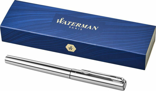 Waterman Graduate Allure Chrome Matt - Tintenroller - schwarze Schrift