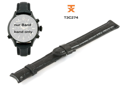 Timex TX Ersatzarmband T3C274 - TX 300 und TX 500 Series Ersatzband Leder 20mm