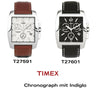 Timex Ersatzarmband T27591 Chronograph Indiglo - 20mm universal Ersatzband Leder