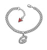 GUESS Armband Armkette handkette UBB31201 versilbert mit Anhänger in G Form
