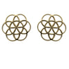 VIVA Ohrringe Gelbgold 9 kt - rund - Gewicht 1,29 gr. - Ø ca. 11mm