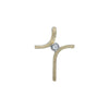 VIVA Anhänger Gelbgold 9 kt - Gewicht 0,39 g. - Brillant 0,02 ct w/si