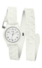 GUESS W65023L1 MICRO MINI Damenuhr weiß mit Wickelband