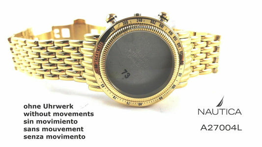 Nautica Ersatzband A27004L spettacolare - Edelstahlband und Gehäuse - 18 mm