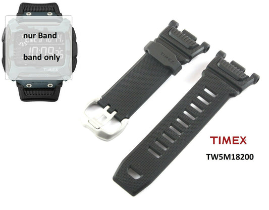 Timex Ersatzarmband TW5M18200 Command Shock Quarz Ersatzband mit Spezial Anstoß