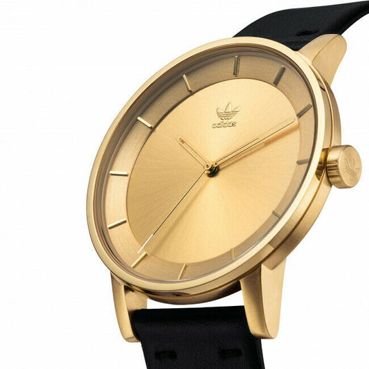 Adidas Originals District L1 - Uhr - Art. Z08-510 - Lederband 20mm - Ø 40mm