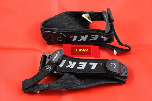 Leki Schlaufen Vario Strap für Alpin Ski Stöcke Trigger S 1 Paar schwarz silber