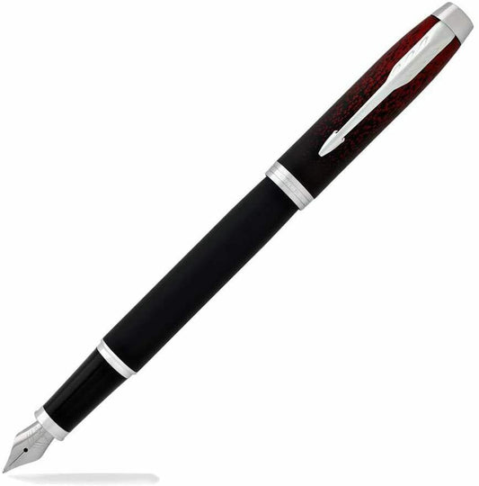 Parker IM Special Edition Red Ignite Fountain Pen - Tinte blau - Feder medium