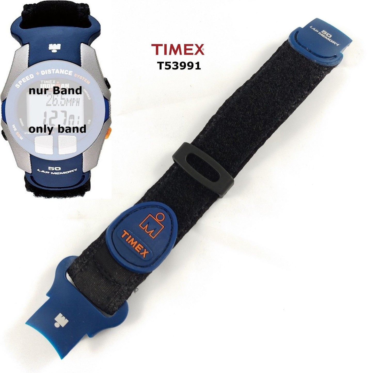 Timex Ersatzarmband für T53991 IronMan Triathlon GPS Speed & Distance System