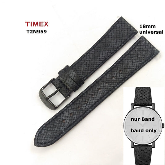Timex Ersatzarmband T2N959 Easy Reader Originals - 18mm universal Ersatzband