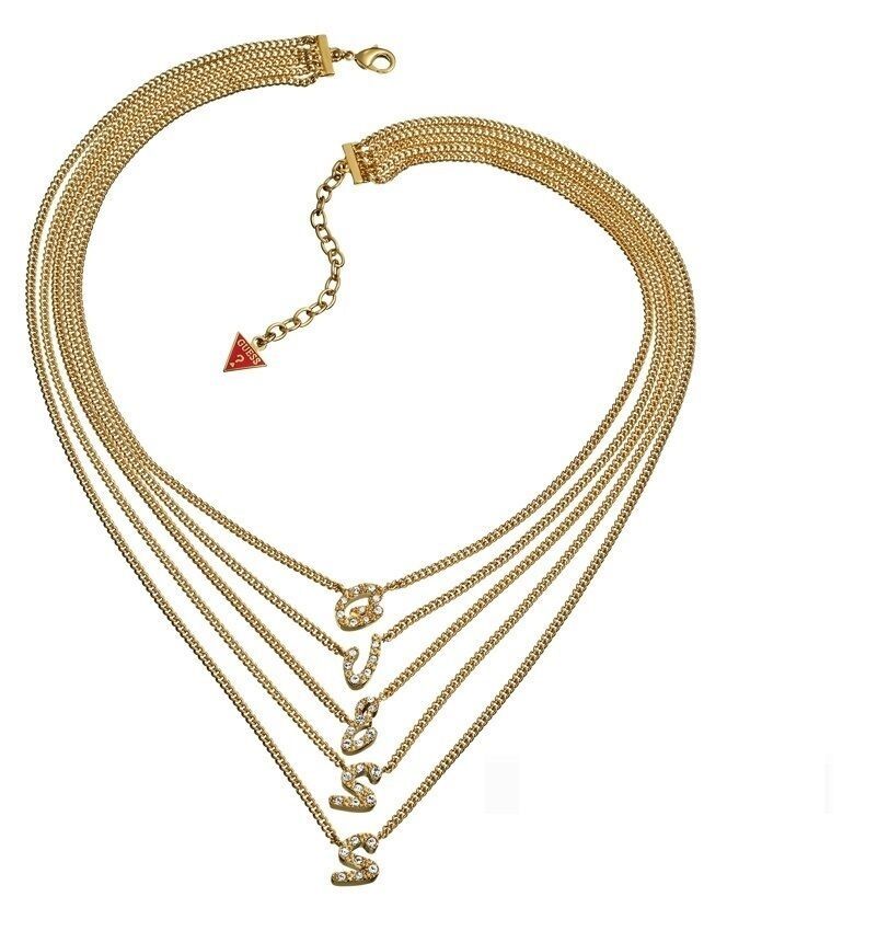 Guess Jewelery Woman Necklace Damen Halskette Dreieck UBN31208