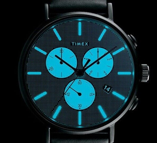 TIMEX Weekender Fairfield TW2R61900 Chronograph - Edelstahl - Meshband Milanaise