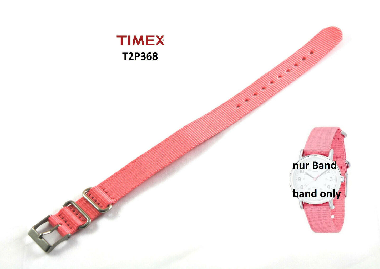 Timex Ersatzarmband T2P368 Weekender - Durchzugsband - 16mm