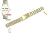 Timex Ersatzarmband für T2M427 Retrograde Anzeige Damen - passt T2M425 T2M426