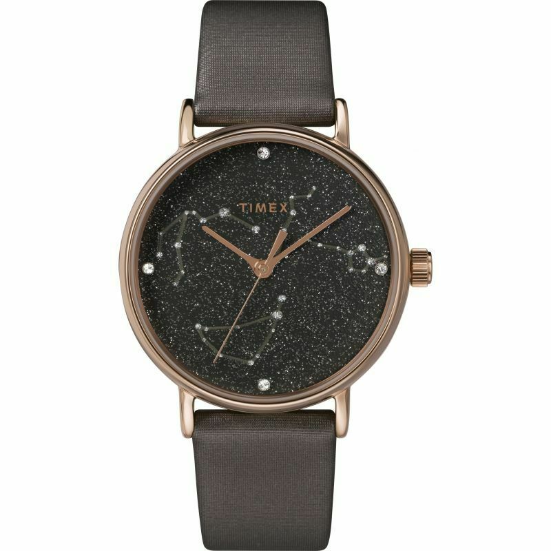 TIMEX Celestial Opulence TW2T87700 Damen Sternzeichen Indiglo Svarovski - Ø37mm
