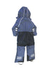 Geggamoja Kinder Skioverall Steele Blue - Winter Overall - sehr warm und robust