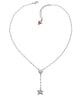GUESS Halskette / Collier UBN81057 Stern-Serie versilbert