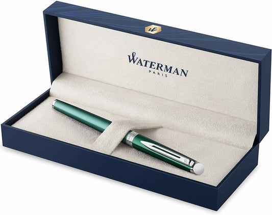 Waterman Hémisphère French Connection Château Vert - Rollerball - schwarz - fein