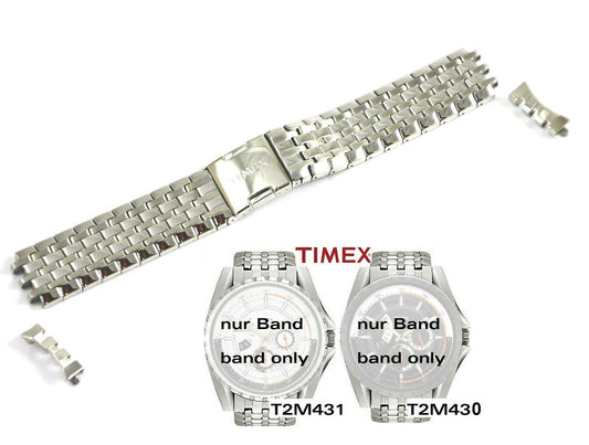 Timex Ersatzarmband T2M430 Retrograde - T2M428 T2M429 T2M431 - 22mm Ersatzband