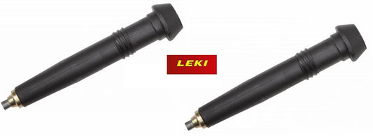 Leki Hartmetall Flexspitze lang 93 mm mit Anleitung für Trekking Walking Stöcke