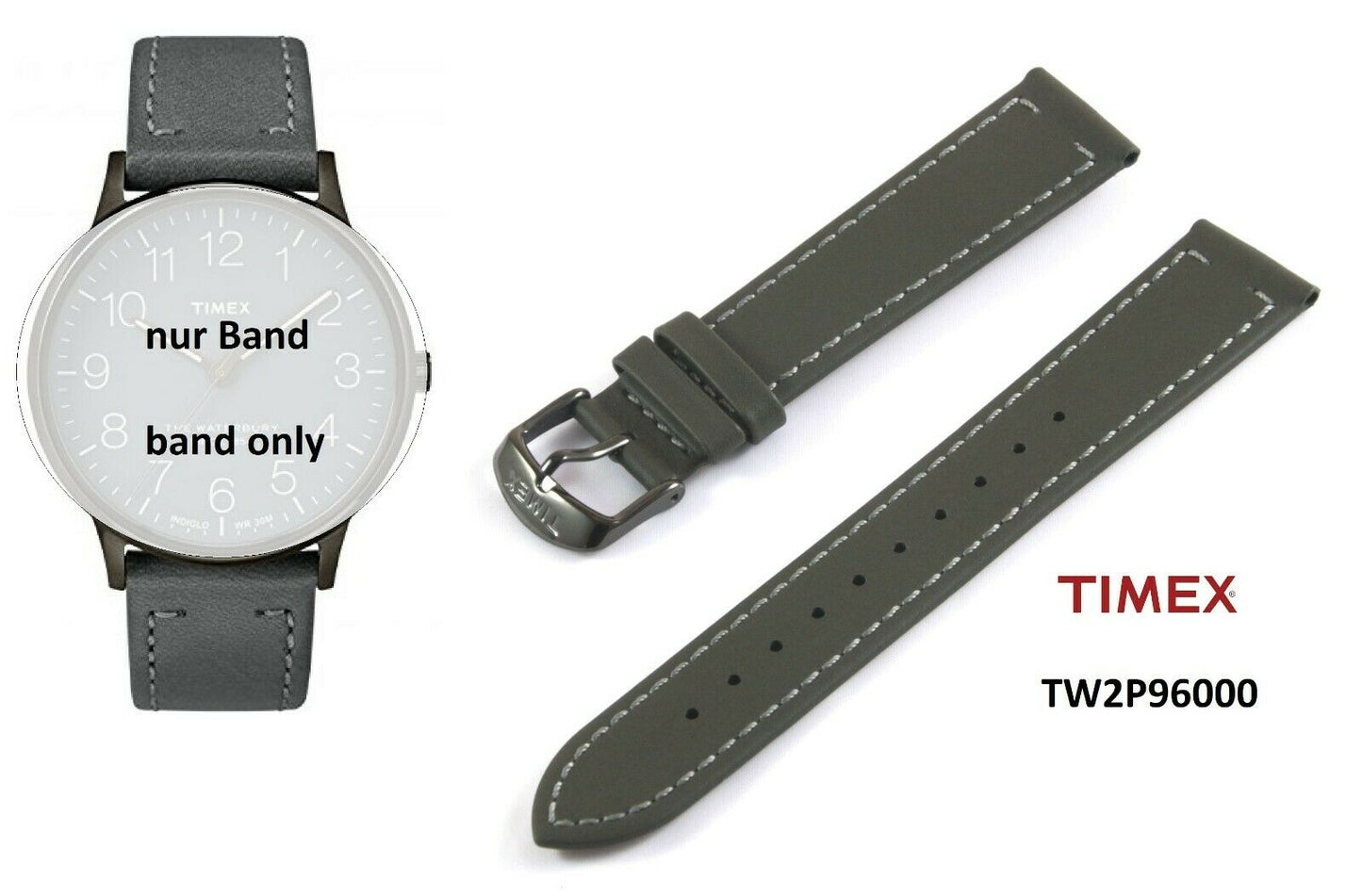 Timex Ersatzarmband TW2P96000 WATERBURY Classic Collection - 20mm universal Band