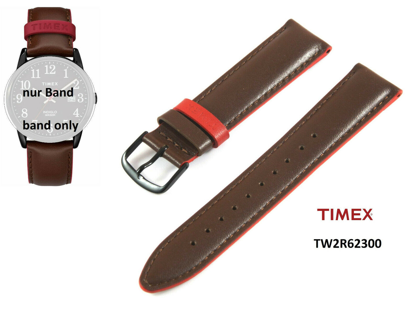 Timex Ersatzarmband TW2R62300 Easy Reader Color Pop - Ersatzband 20mm universal