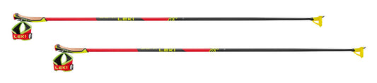 Leki PRC 750  Langlauf Stöcke 65240961 - Fin Vario Tellersystem - Carbon - rot