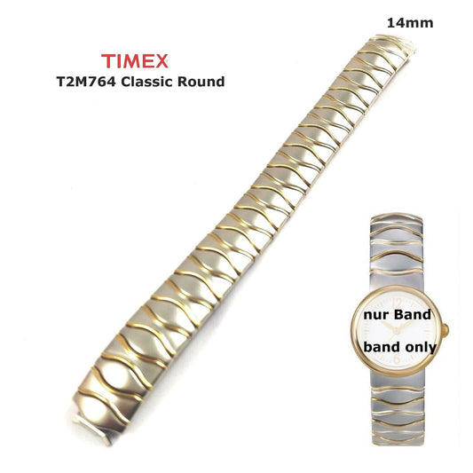 Timex Ersatzarmband T2M764 Classic Round Damen 18mm Flexband Ersatzband