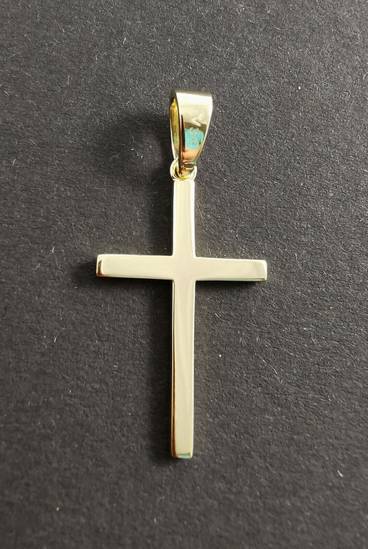VIVA Anhänger Gelbgold 9 kt - Kreuz - Gewicht 1,67 gr.