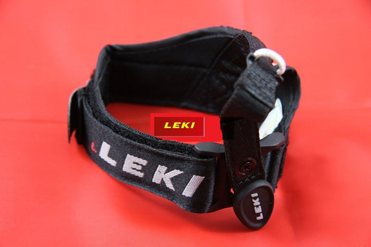 Leki Schlaufen Vario Strap für Alpin Ski Stöcke Trigger S 1 Paar schwarz silber