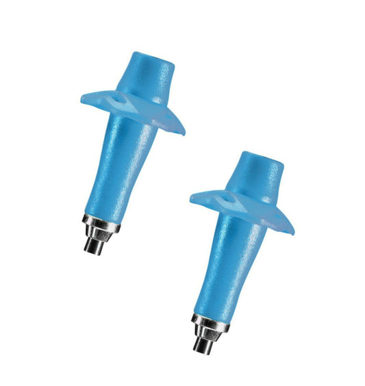 LEKI Trailrunning Tip XT (1 Paar) - blau - zum Auswechseln mit Anleitung