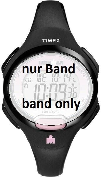 Timex Ersatzarmband T5K522 Ironman Triathlon Alarm Chronograph PU Band 12/16mm