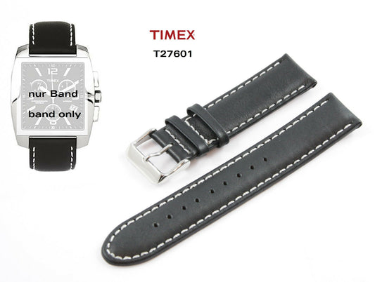 Timex Ersatzarmband T27601 Chronograph Indiglo - 20mm universal Ersatzband Leder