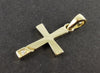 VIVA Anhänger Gelbgold 9 kt - Kreuz - Gewicht 0,98 gr. - Brillant 0,006 ct w/si