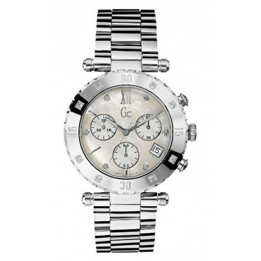 GUESS GC X42108M1S Diver Chic Damenuhr silber Edelstahlgehäuse