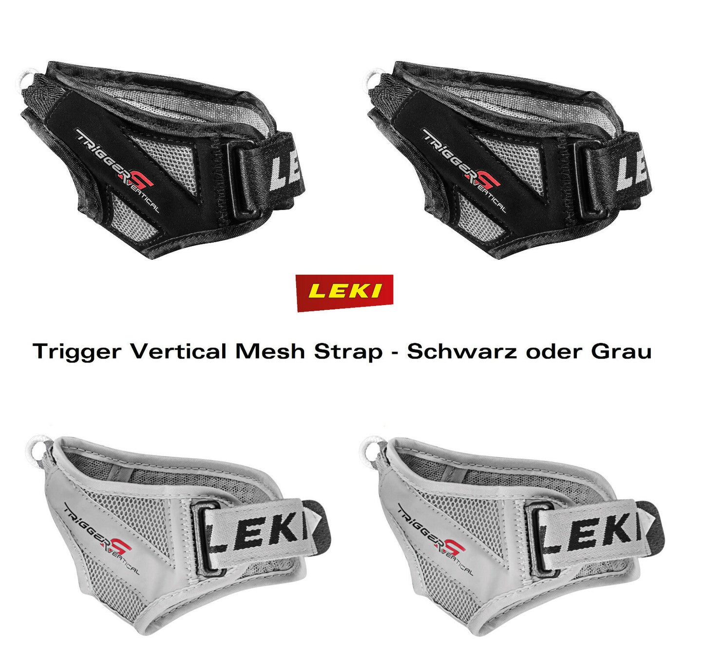 Leki Trigger Vertical Mesh Strap - Schlaufen Touren & Trekkingstöcke Vertical S