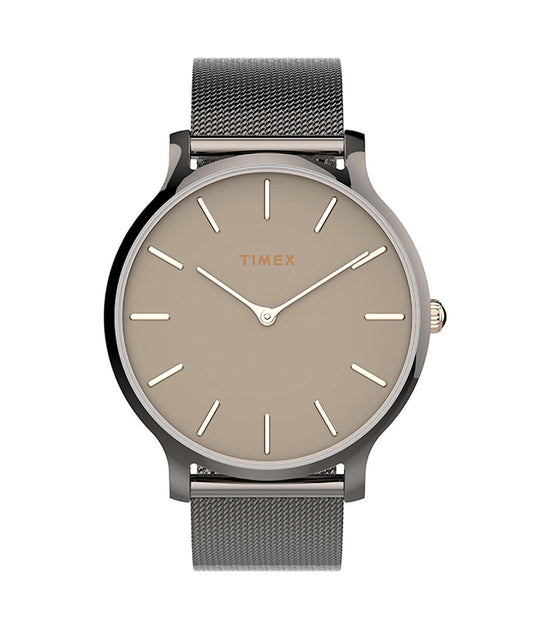 TIMEX Weekender Fairfield TW2T74000 - Edelstahl gunmetal - Milanaise - ⌀38mm