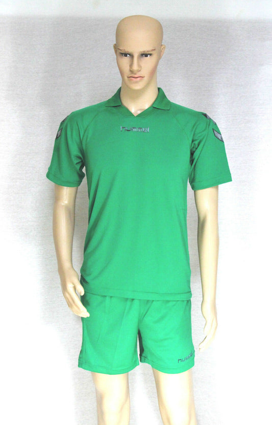 Hummel Jugend Trikot Set Fußball 13-teilig Trikot Hose Stutzen - 100% Polyester