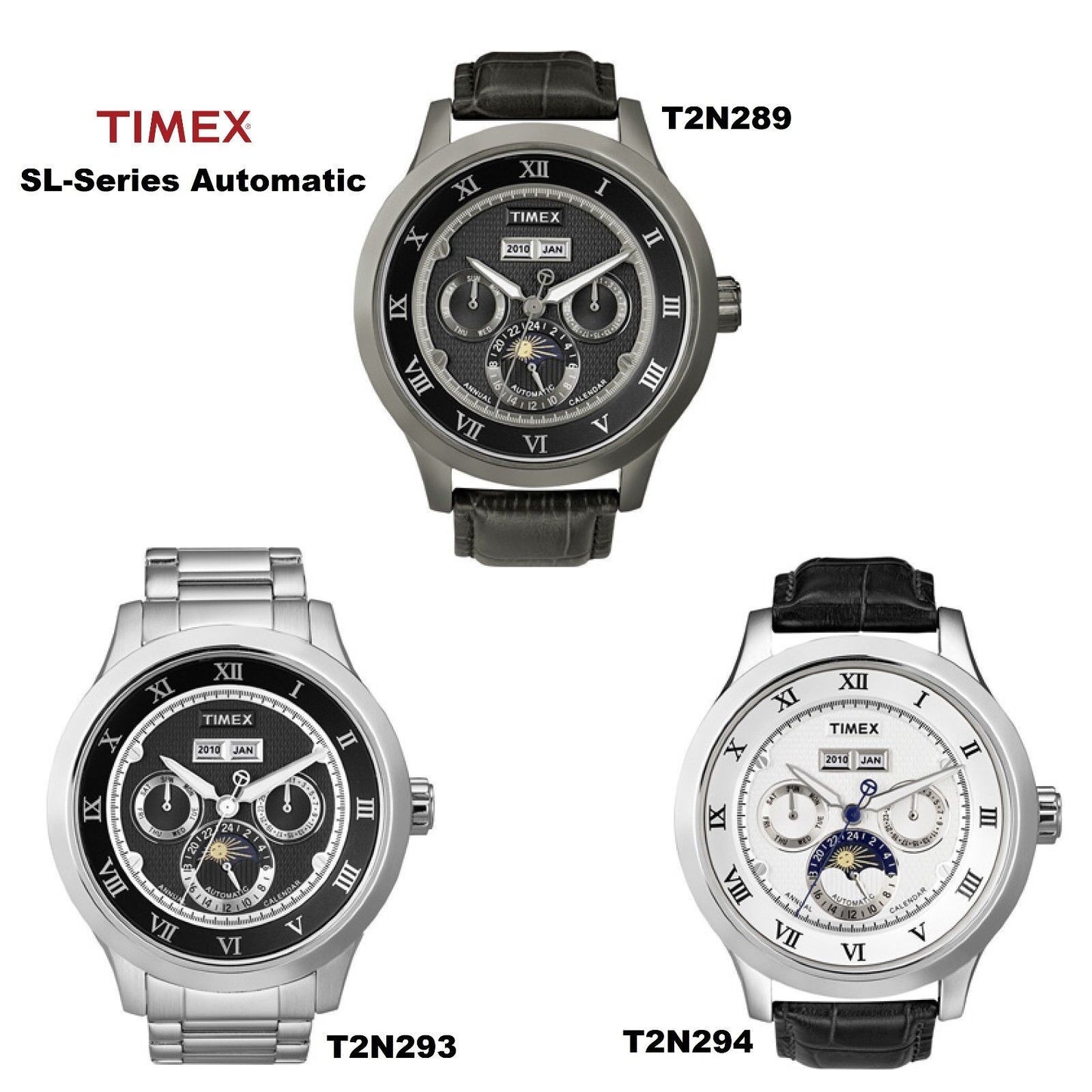 Timex Ersatzarmband T2N294 SL Series Automatik - passt T2M513 T2M514 T2N293 20mm