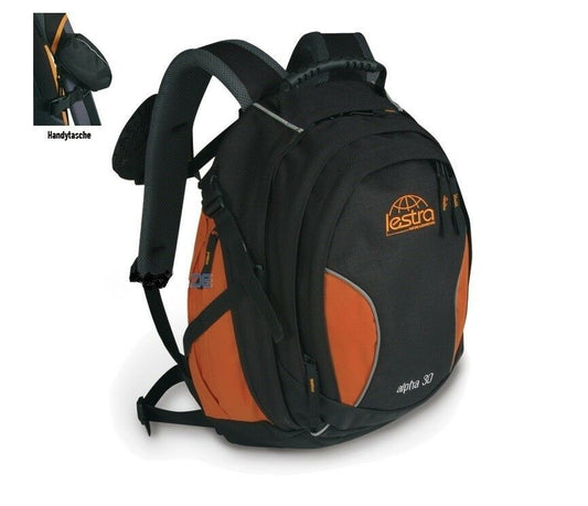 lestra Alpha 30 Rucksack 30 Liter Volumen ALLROUND 500D Polyester mit Regenhülle