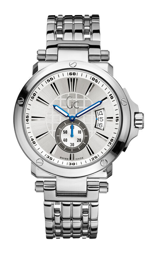 GUESS Gc X65001G1S  GC-1 Sweep Herrenuhr silber Edelstahlgehäuse